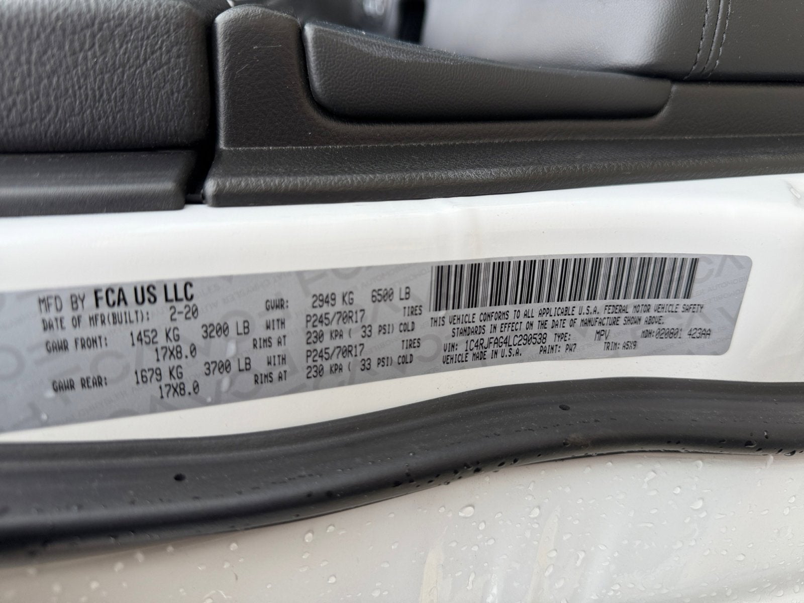 2020 Jeep Grand Cherokee Laredo E