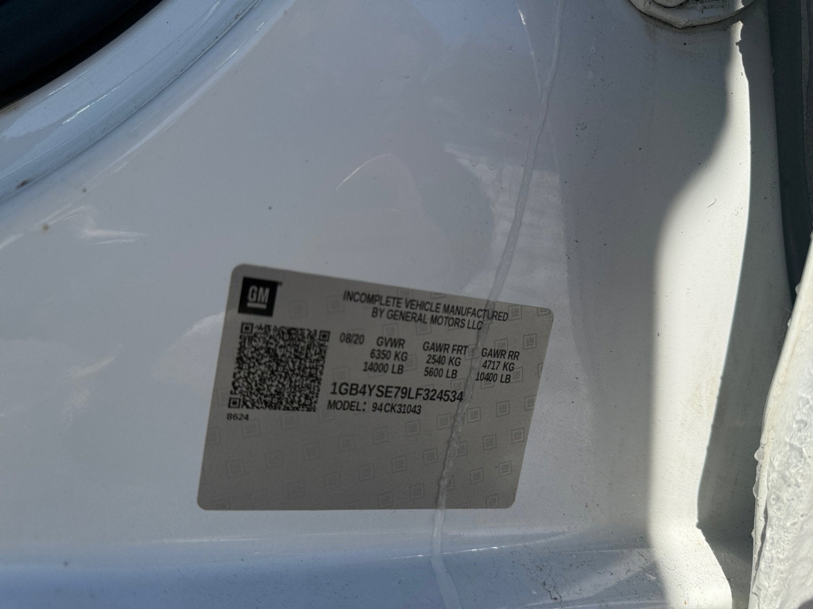 2020 Chevrolet Silverado 3500 HD Chassis Cab Work Truck