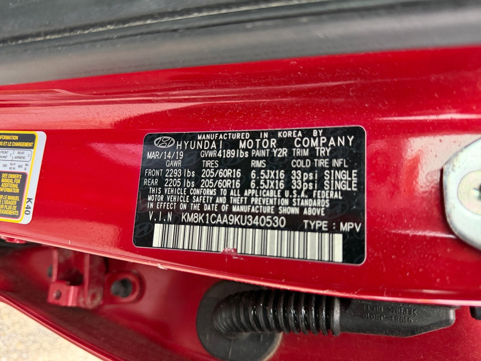 2019 Hyundai KONA SE