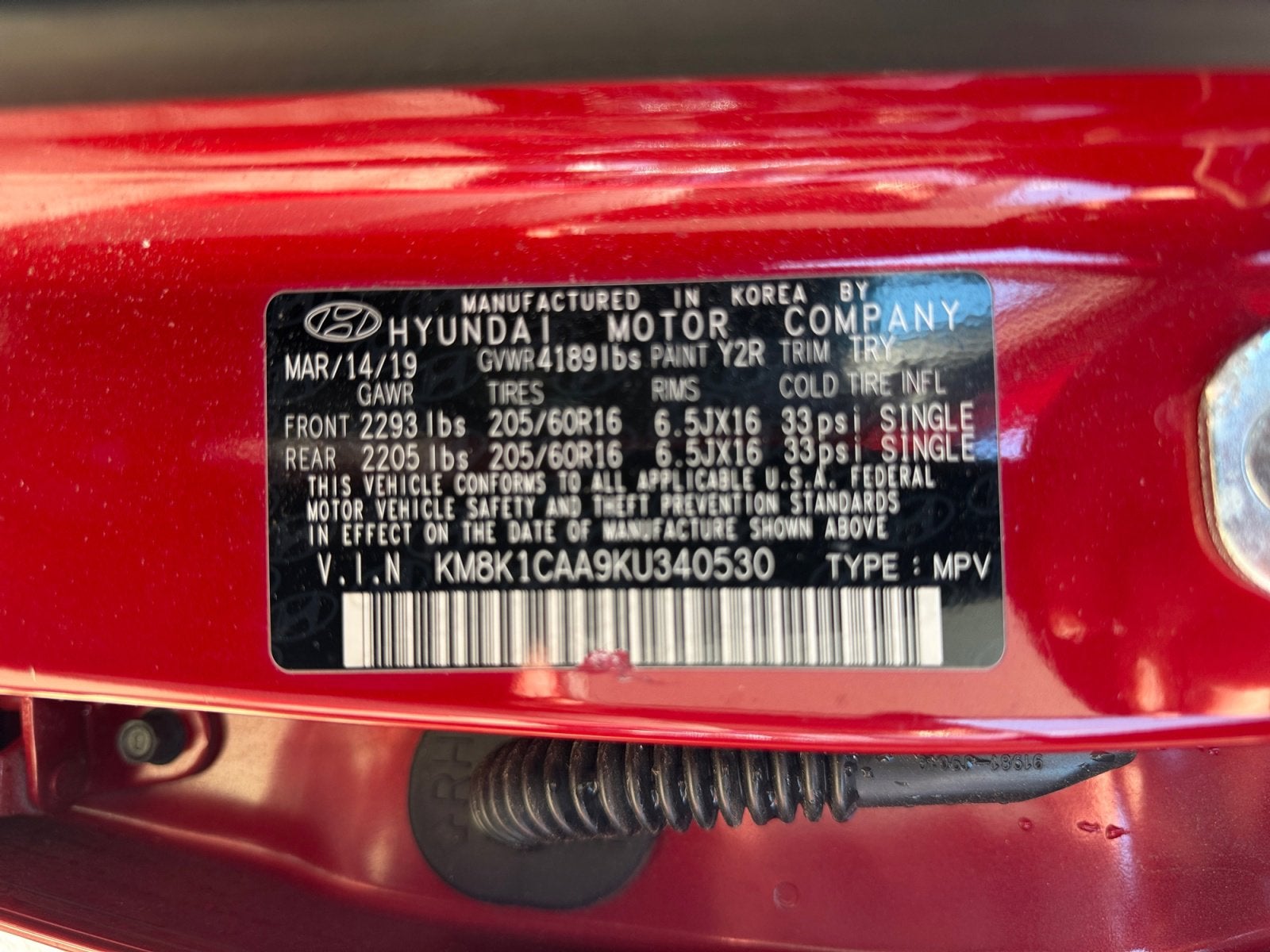 2019 Hyundai KONA SE