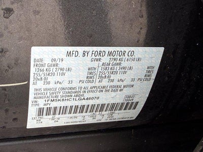 2020 Ford Explorer Platinum