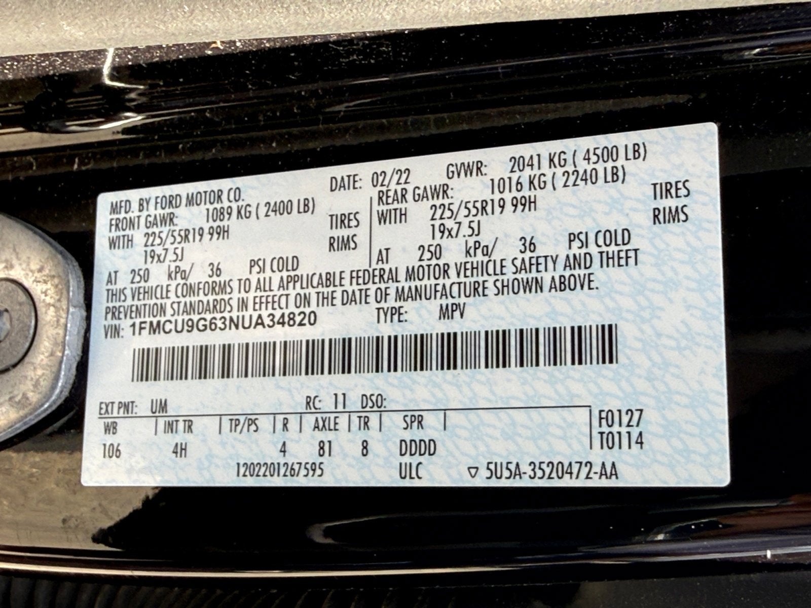 2022 Ford Escape SE
