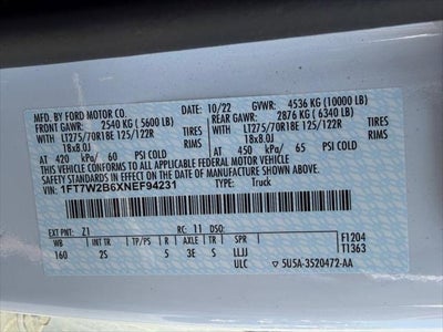 2022 Ford Super Duty F-250 SRW XLT