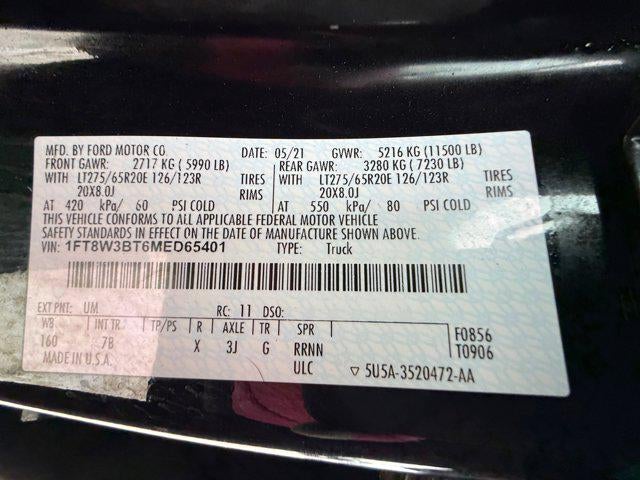 2021 Ford Super Duty F-350 SRW Platinum