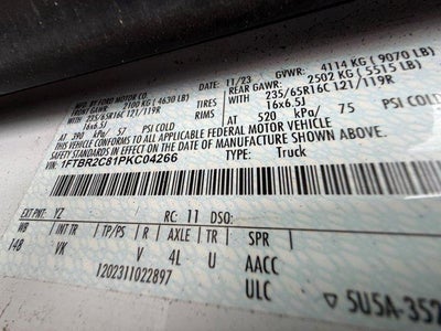 2023 Ford Transit Cargo Van Base