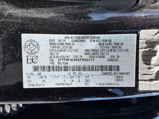 2019 Ford F-150 XLT