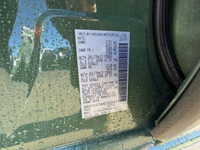 2025 Nissan Frontier PRO-4X