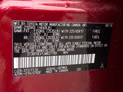 2018 Toyota RAV4 XLE