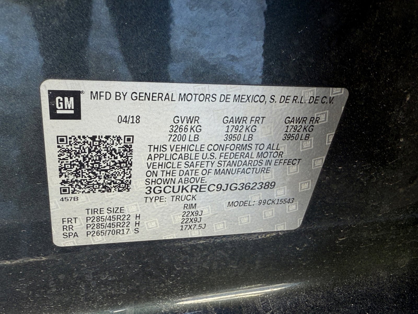 2018 Chevrolet Silverado 1500 LT