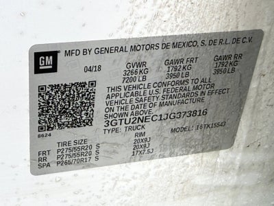 2018 GMC Sierra 1500 SLT