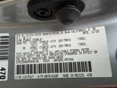 2023 Toyota Tacoma 4WD TRD Off Road