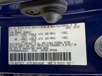 2023 Toyota Tacoma 4WD TRD Off Road