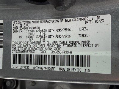 2023 Toyota Tacoma 4WD SR5