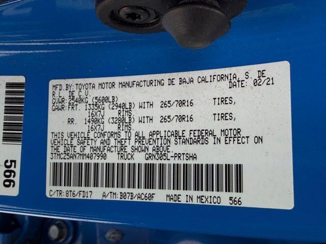 2021 Toyota Tacoma 4WD TRD Off-Road