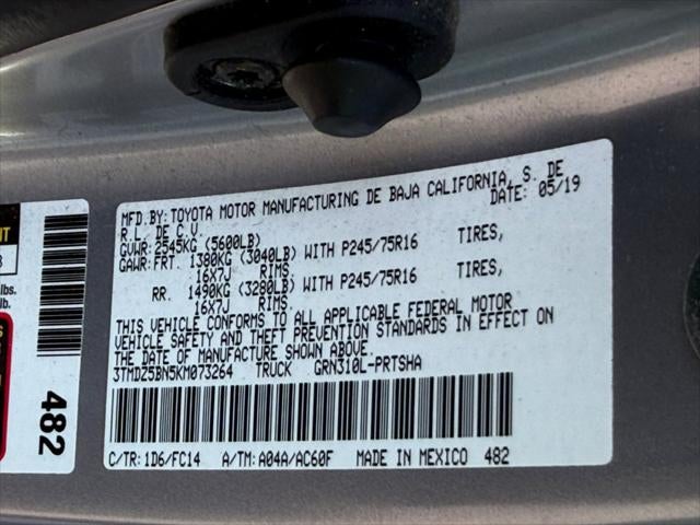 2019 Toyota Tacoma 4WD SR5