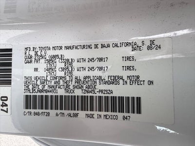 2024 Toyota Tacoma 4WD SR5
