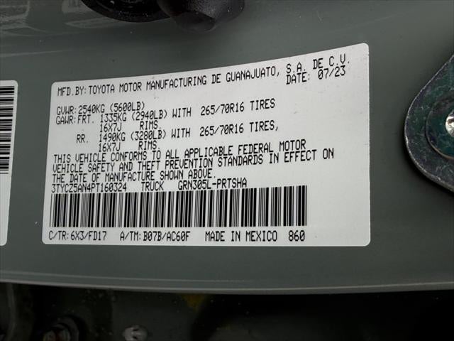 2023 Toyota Tacoma 4WD TRD Off Road