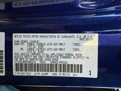 2024 Toyota Tacoma 4WD TRD Off Road