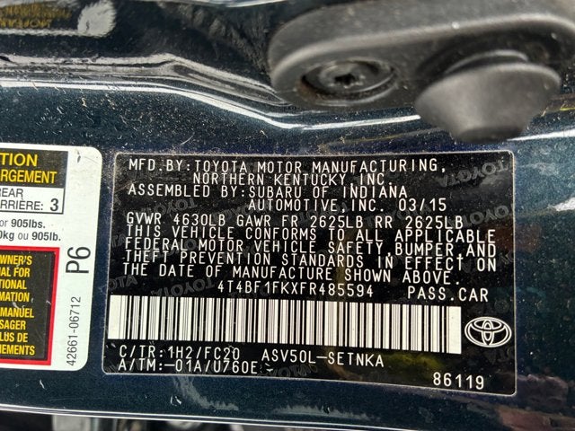 2015 Toyota Camry LE