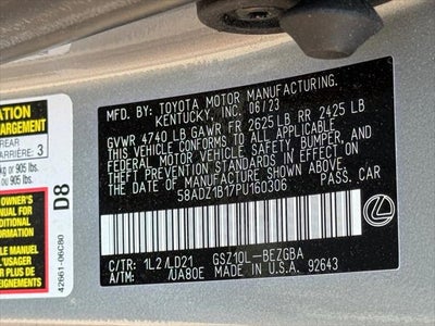 2023 Lexus ES ES 350