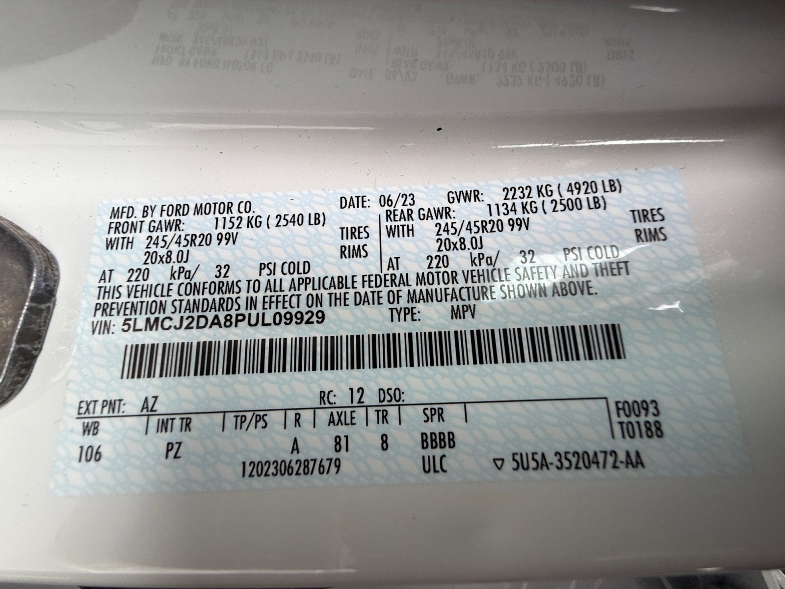 2023 Lincoln Corsair Reserve