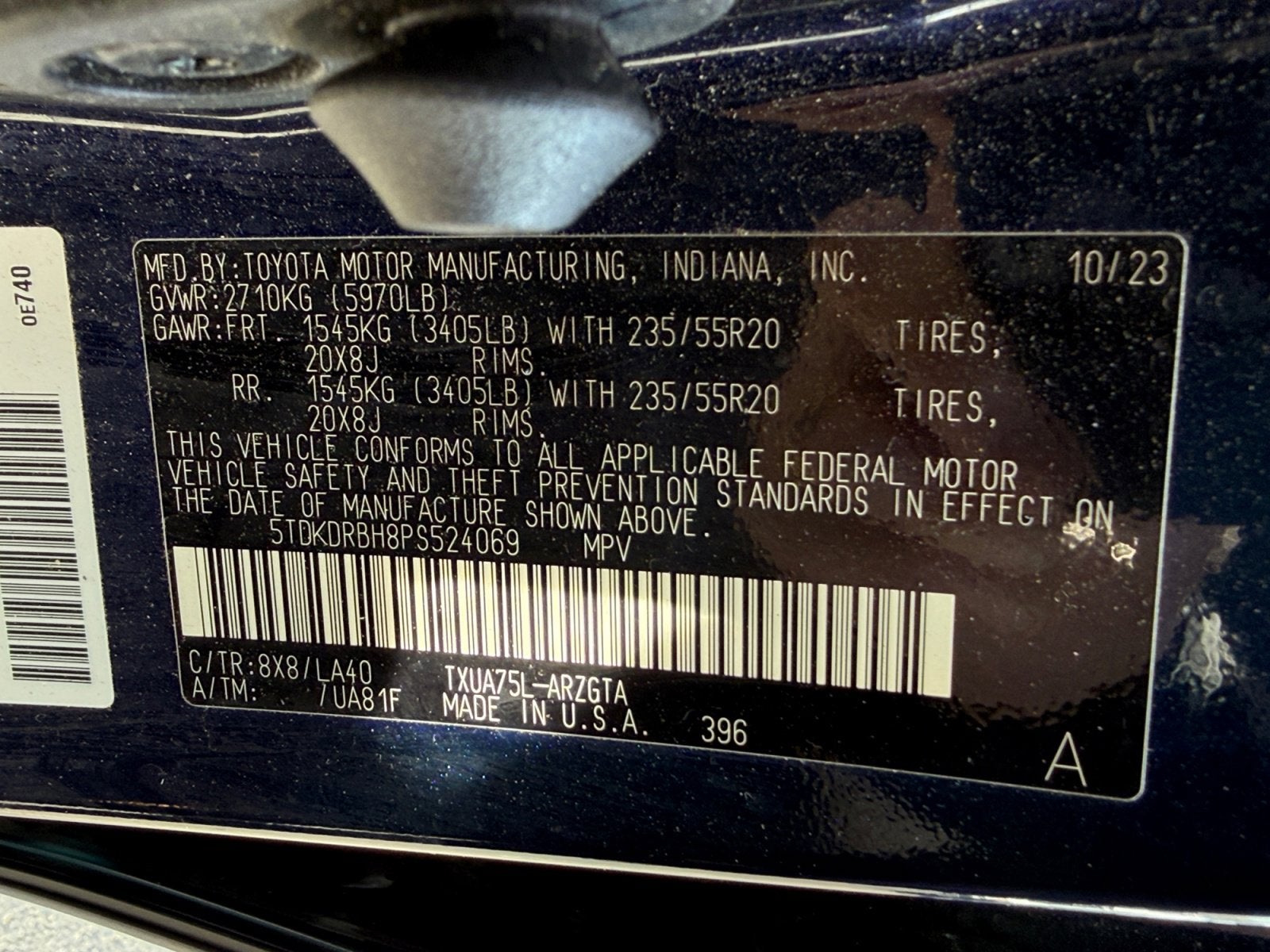 2023 Toyota Highlander Platinum