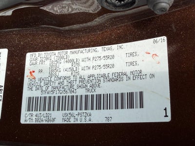 2016 Toyota Tundra 4WD Truck 1794