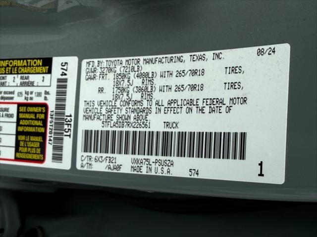 2024 Toyota Tundra 4WD Truck SR5