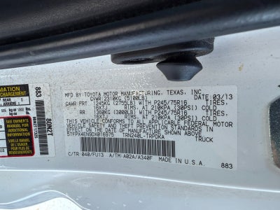 2013 Toyota Tacoma Base