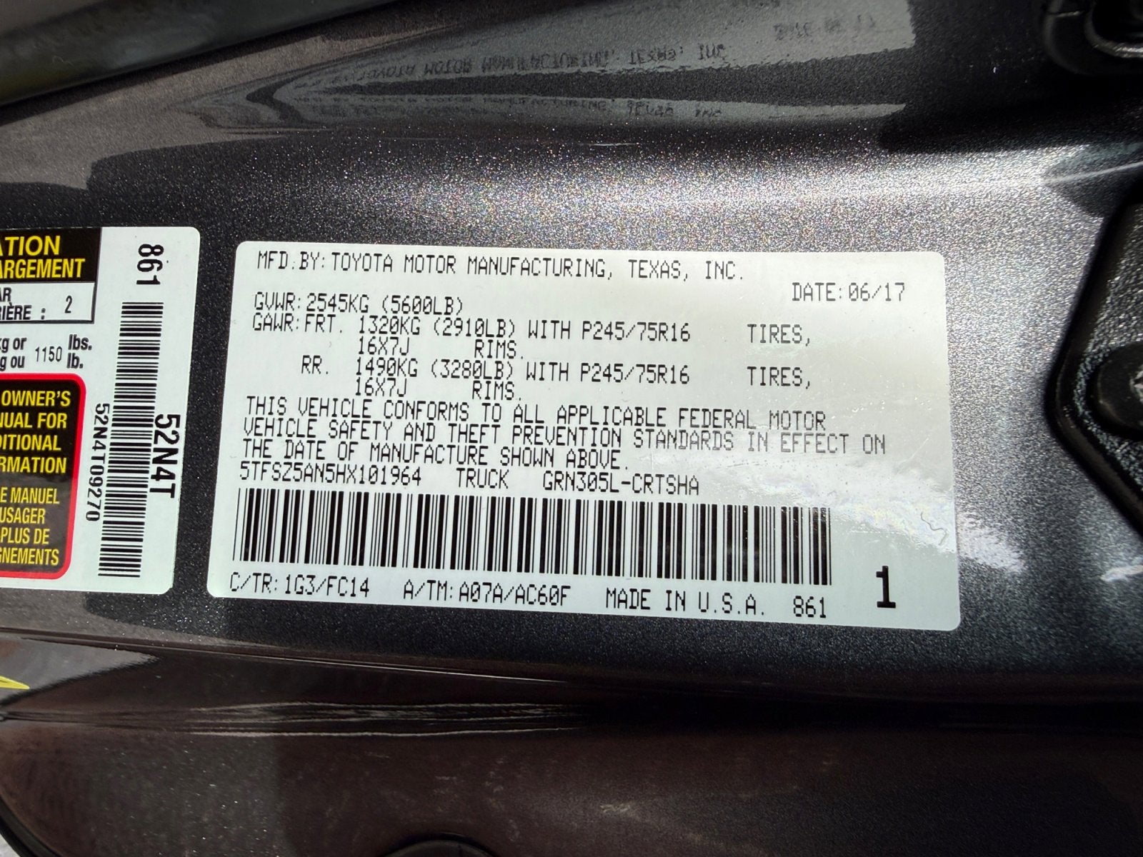 2017 Toyota Tacoma SR5