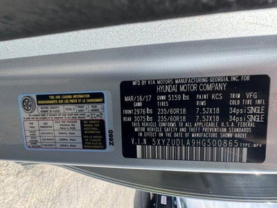 2017 Hyundai SANTA FE SPORT 2.0T