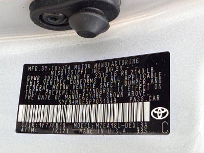 2023 Toyota Corolla LE