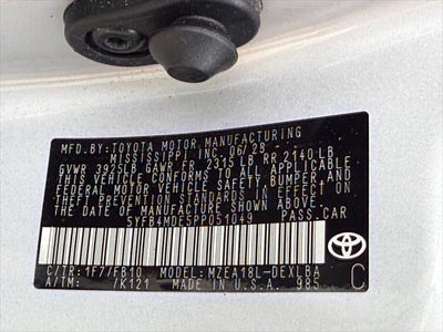 2023 Toyota Corolla LE