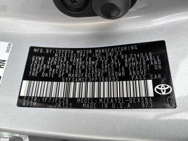2023 Toyota Corolla SE