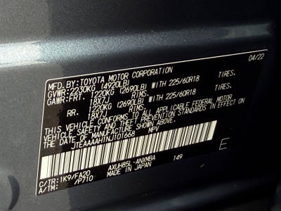 2022 Toyota Venza LE