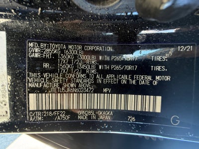 2022 Toyota 4Runner Trail Special Edition