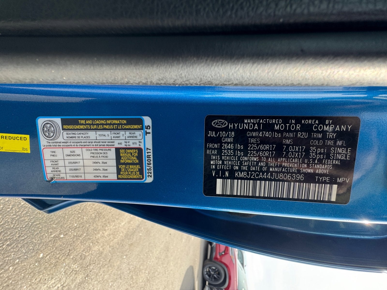 2018 Hyundai TUCSON SE