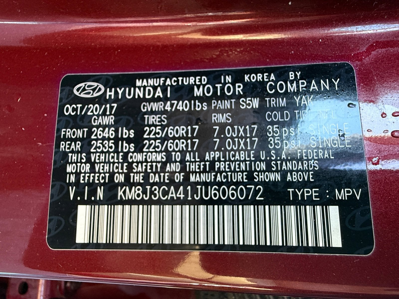 2018 Hyundai TUCSON SEL