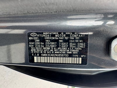2022 Hyundai KONA SEL