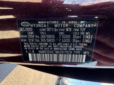 2021 Hyundai PALISADE SEL