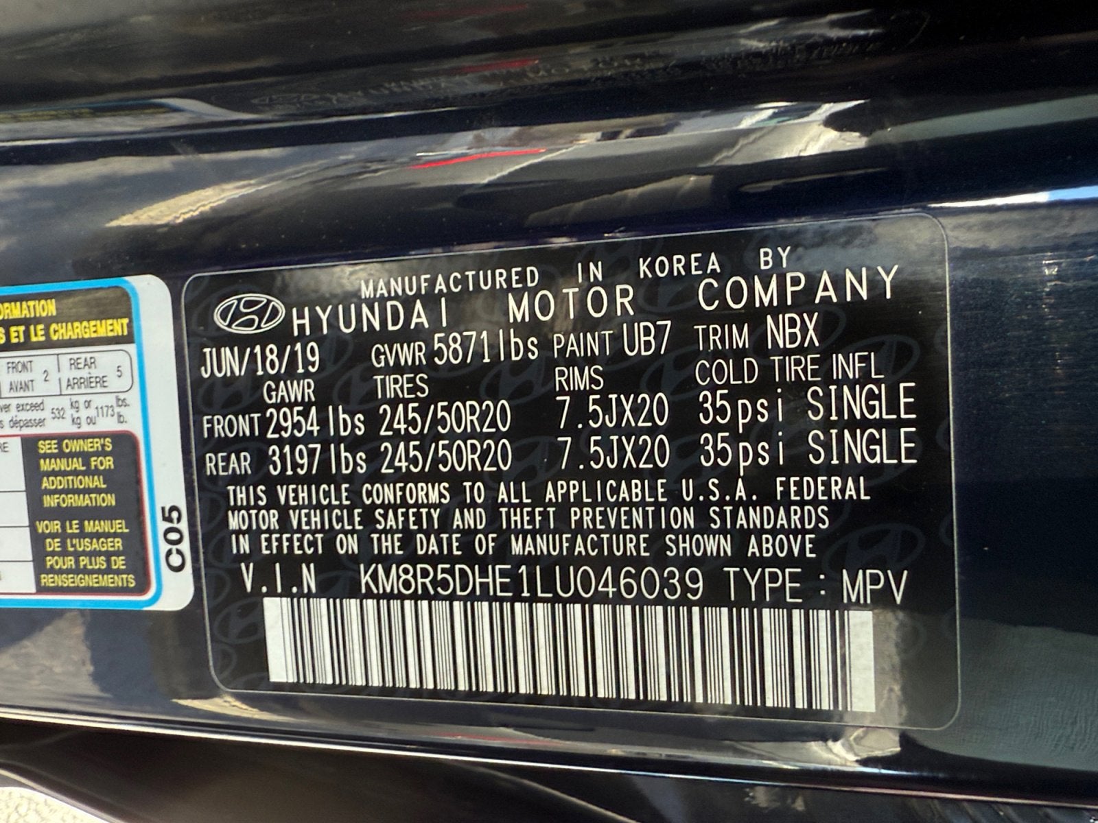 2020 Hyundai PALISADE Limited