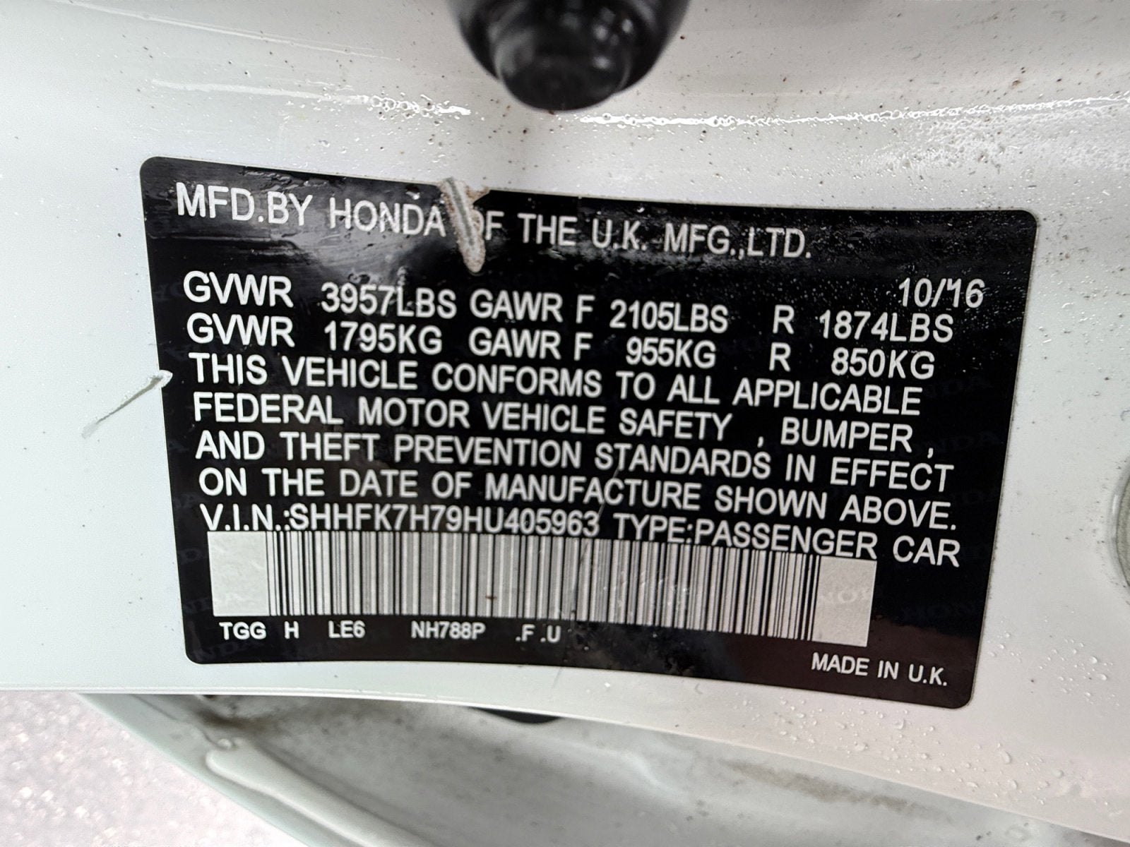 2017 Honda Civic EX-L Navi