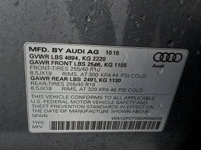 2016 Audi Q3 Prestige