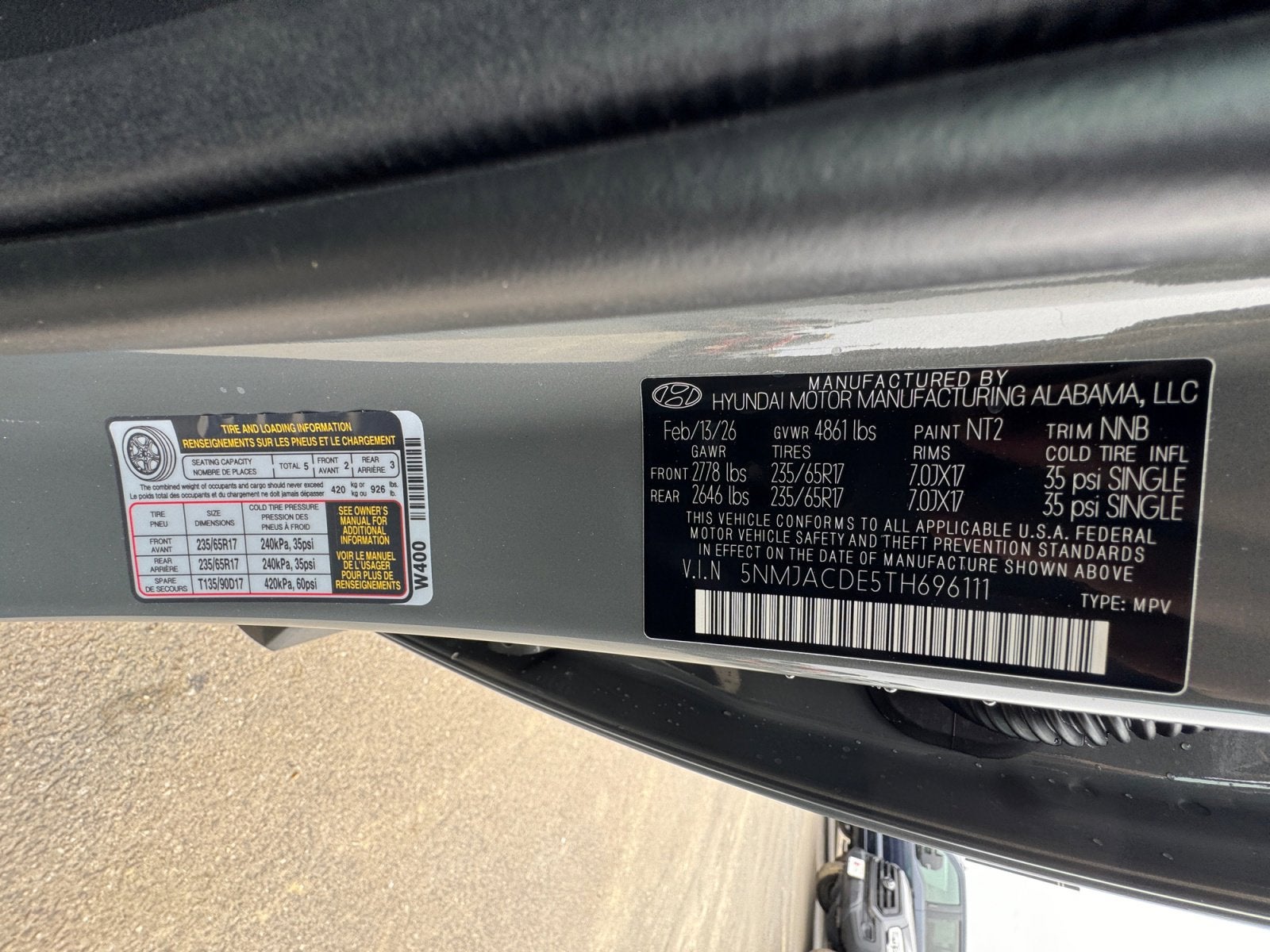 2026 Hyundai TUCSON SE