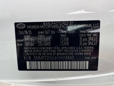 2026 Hyundai SANTA FE SEL AWD