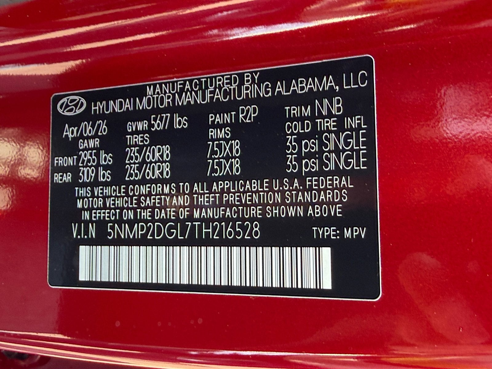 2026 Hyundai SANTA FE SEL AWD