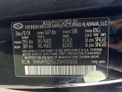 2025 Hyundai SANTA FE Calligraphy AWD