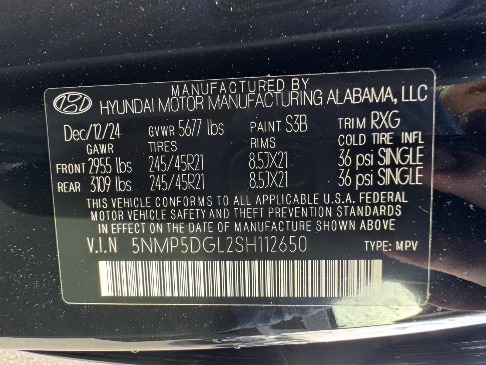 2025 Hyundai SANTA FE Calligraphy AWD