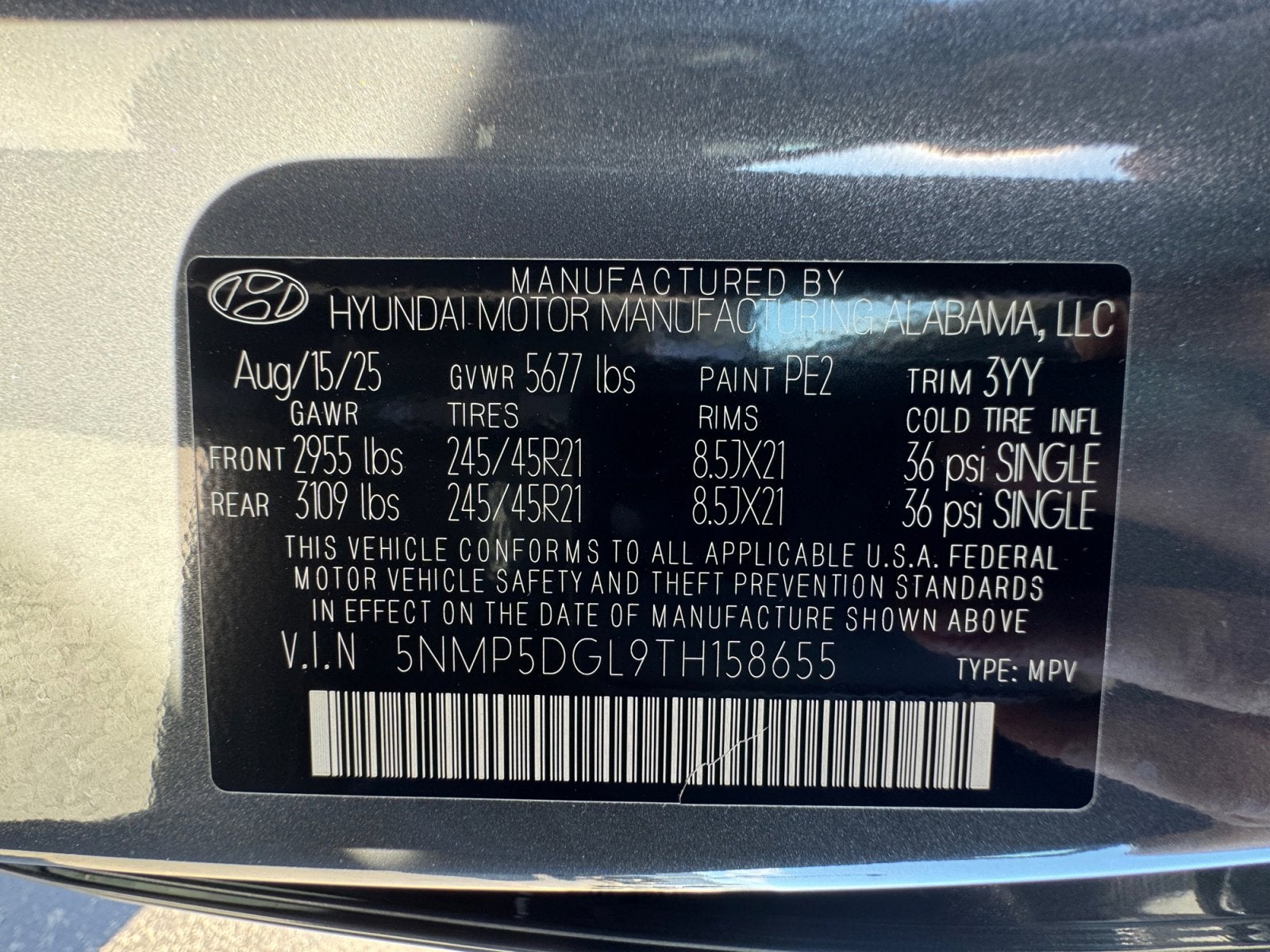 2026 Hyundai SANTA FE Calligraphy AWD