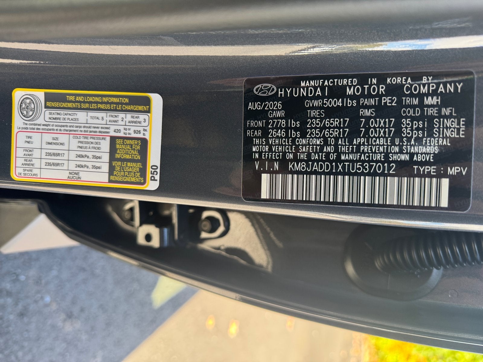 2026 Hyundai TUCSON HYBRID Blue SE